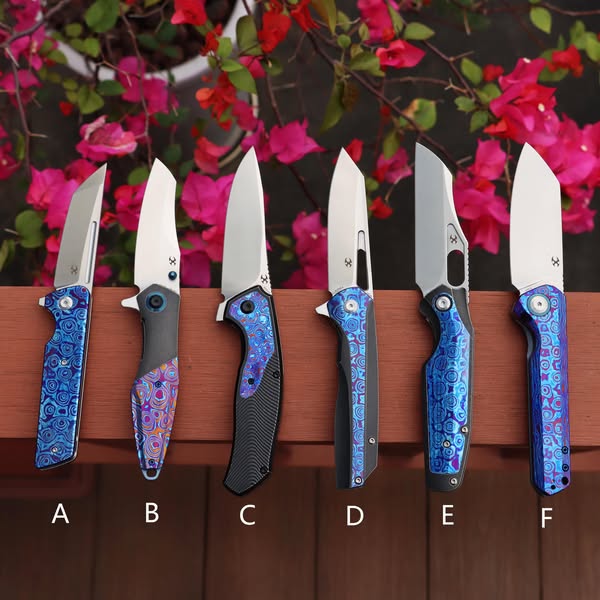 kansept_knives's tweet image. 💭 Which style speaks to you most?🤔

The Timascus handle elevates a masterpiece of functional art. 🫡
Beyond its striking aesthetics, Timascus is lightweight, corrosion-resistant💎

#KanseptKnives #Timascus #EverydayCarry  #KnifeCommunity #EDCAddict #Collectors #Titanium