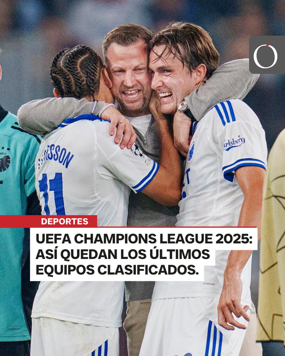 La Liga de Campeones de este año ya conoce a todos sus invitados. 🤩

Después de varias semanas de juegos de reclasificación, los bombos están listos para llevar a cabo el sorteo y dar inicio al mejor torneo de clubes del futbol europeo en septiembre. 👏⚽
cronica.com.mx/deportes/2025/…