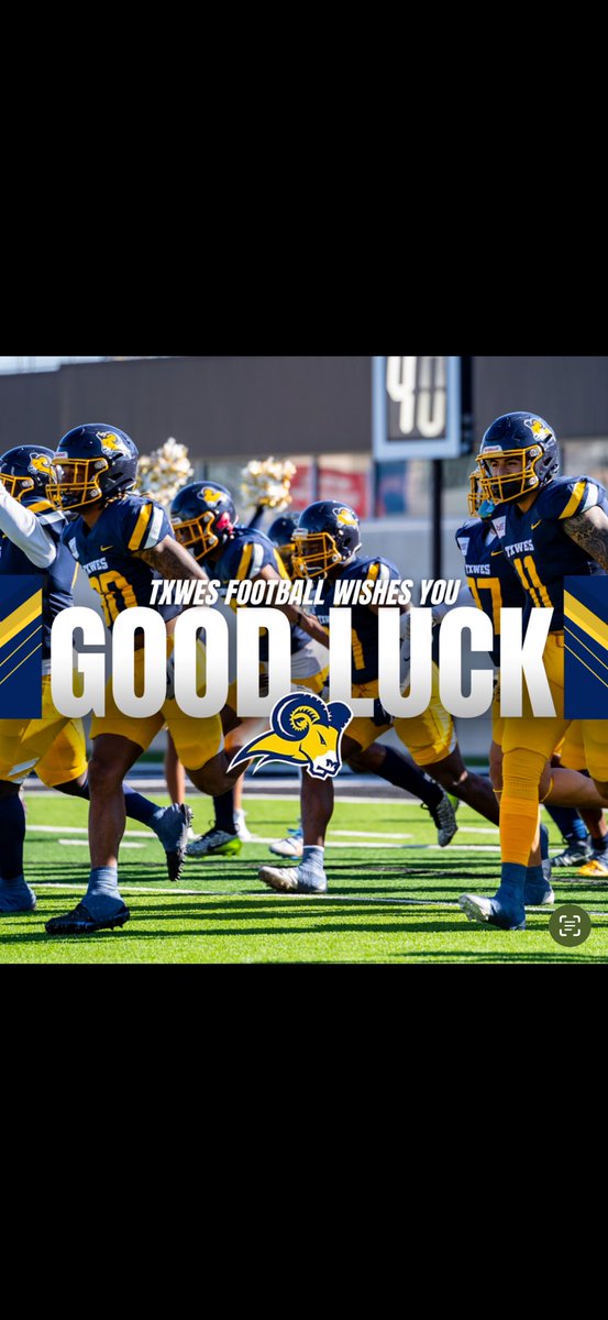 Thank you <a href="/TxWesFootball/">TxWes Football</a>. Be great this season.