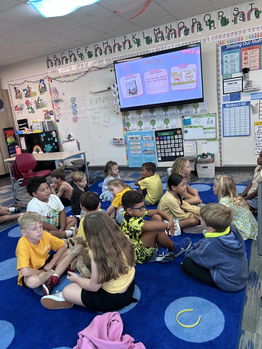 That feeling when your planned mini-lesson is just review because your students wrote the book on it! (Turn and talk procedures) 🤩🤩🤩 #firstgradefiesta #leadingtheway