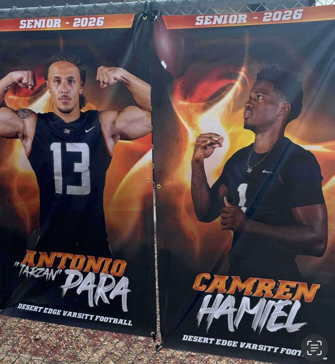 Two of my all-time favorites suiting up tomorrow 🔥 Can’t wait to watch these dogs put on a show against Cactus Shadows! <a href="/CamHamiel/">Camren “Camo” Hamiel</a> <a href="/AntonioPara38/">Antonio “Tarzan” Para</a>