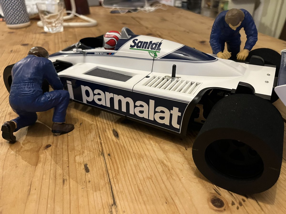 #ブラバムBT50  ネタまだ続くけど
こんな感じ子供の頃憧れて
カタログ穴あくくらい眺めてたな😅