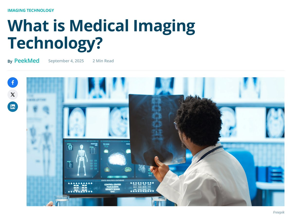 peekmed's tweet image. 🔍 Medical imaging technology is more than just seeing inside the body; it’s planning, predicting, and performing surgery with precision.

Here’s why it’s the surgeon’s most powerful ally 👉 hubs.la/Q03GFQjN0

#MedicalImagingTechnology #Orthopedics #SurgeryInnovation