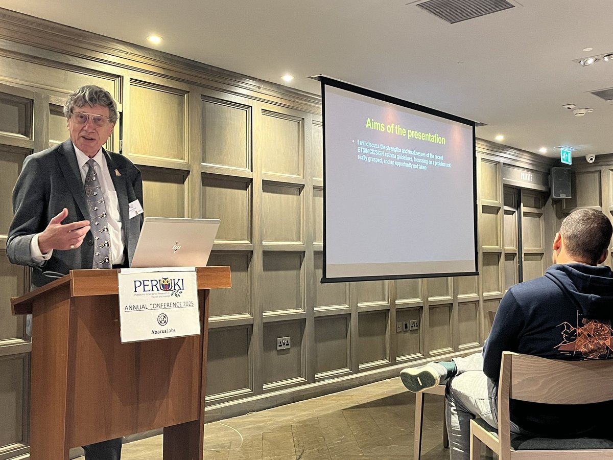 We are really honoured to have Professor  Bush as our keynote speaker at #PERUKI25

"Guidelines and Gaps: the Anarchist's Tale"

Starting with some important questions:

Why is one child dying from asthma
every month in the UK? 
What are we doing wrong? 
How can we improve?