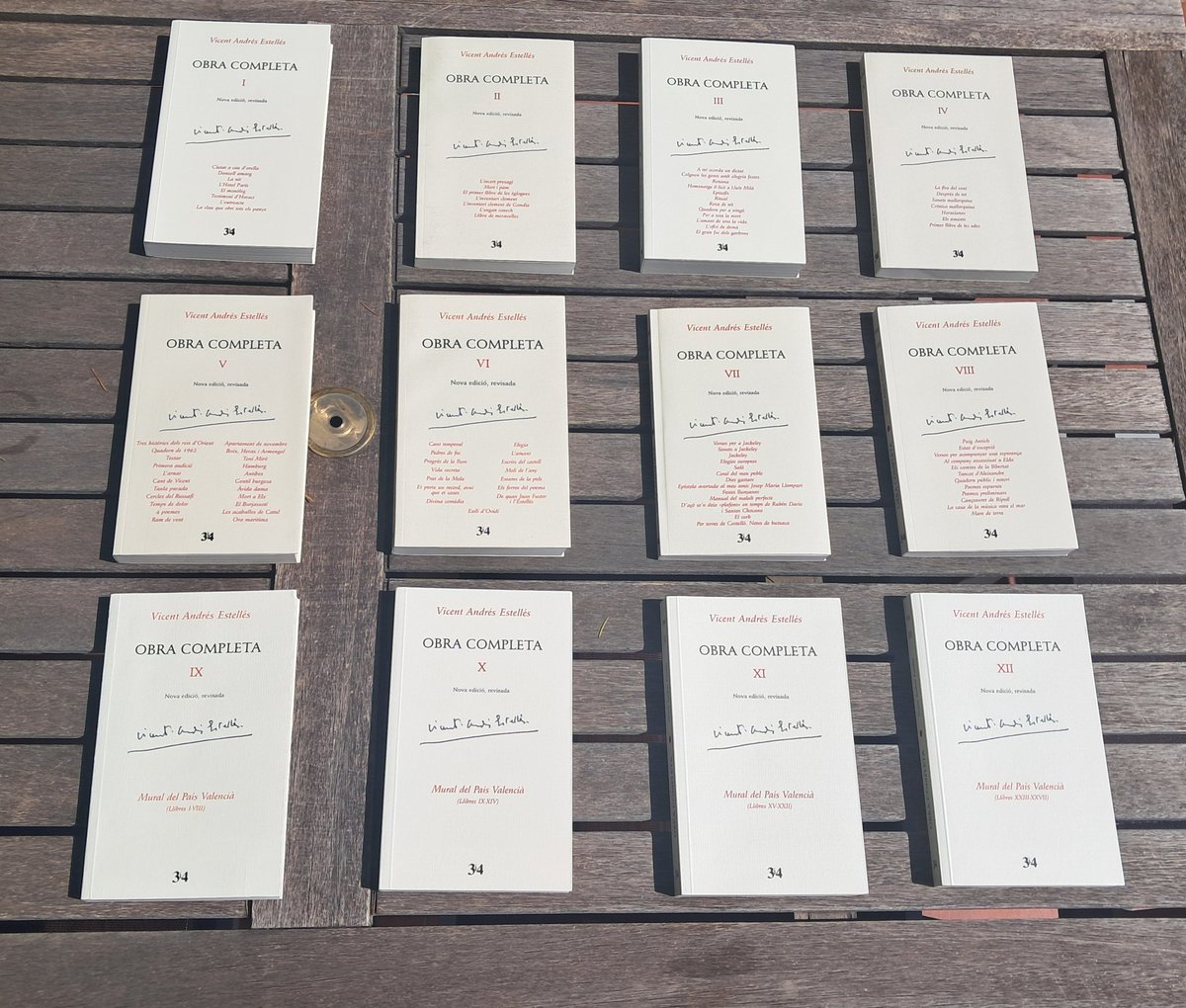 101 anys del naixement d'Estellés i 12 volums publicats de la seva Obra completa revisada. I aviat el 13è!