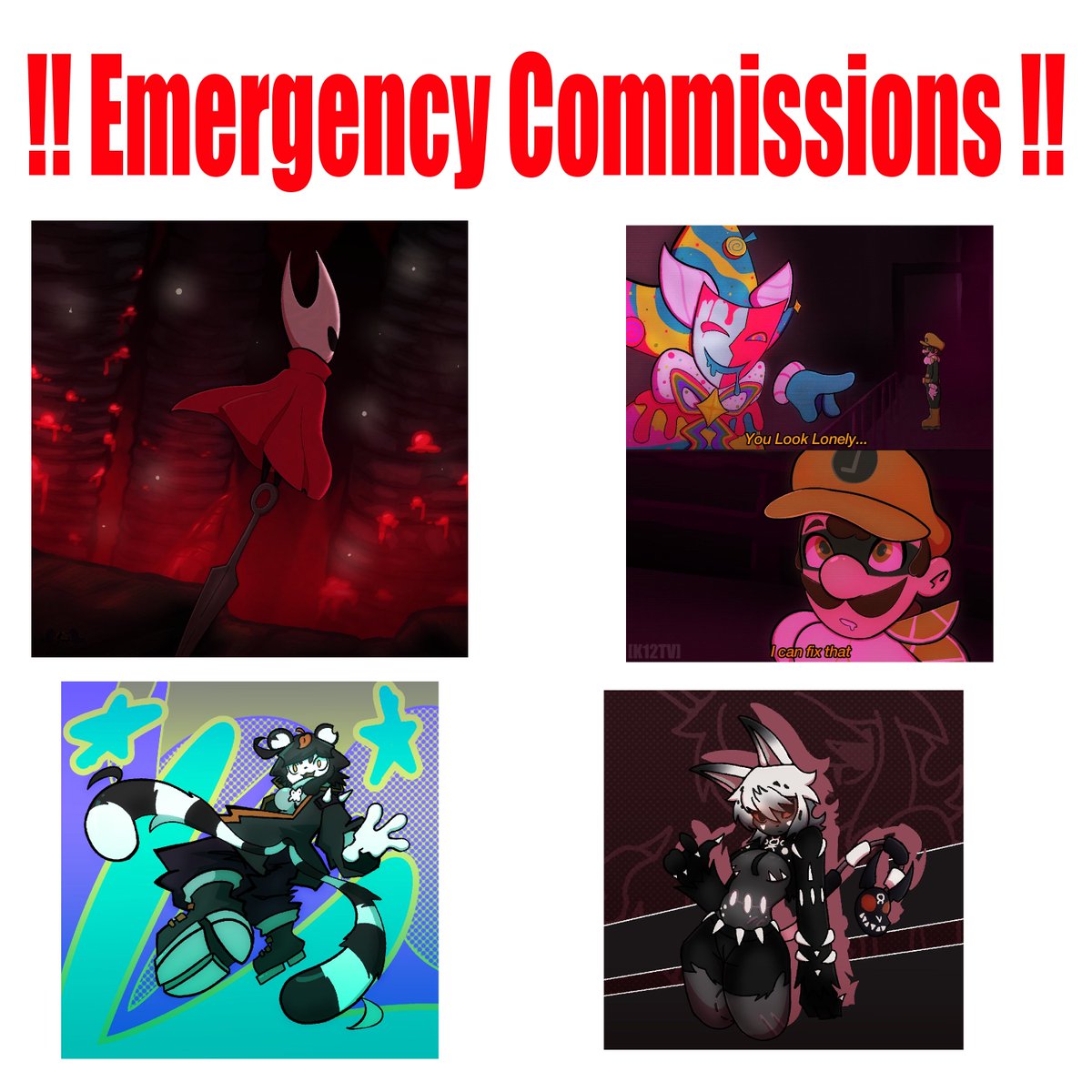 [EMERGENCY COMMISSIONS] 
The government has not payed me this month for no given reason and i  need the money to live, if you could please support me by buying a  commission. you can buy it direct over on vgen or comment you're  interested under this 
vgen.co/Katarsys12k