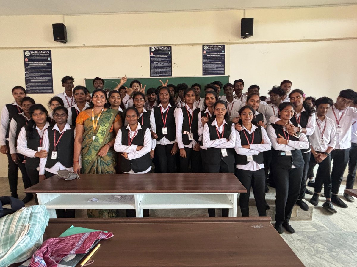 mohd_shahid04's tweet photo. Stella Mary's College Of Engineering.
Department of CSE, 2022-2026.
#CSEB @smcecoe #SMCE #Nagercoil
#kanyakumari #autonomous
@mohd_shahid04 @Sivanrocky1 @brln_390__ @JerslxxTae44 @sharksx_xx @RBgmi82407 @mohammed_rafee1 @jerson1287915 @Libin16743Libin
@sanaHas41592806 https://t.co/x9vPdTfop5