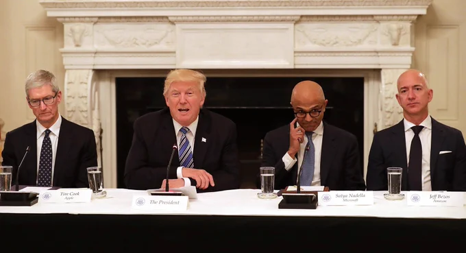 🚨 INVESTING : "Il Presidente Trump ospiterà i CEO della tecnologia per il primo evento nel Rose Garden ristrutturato"