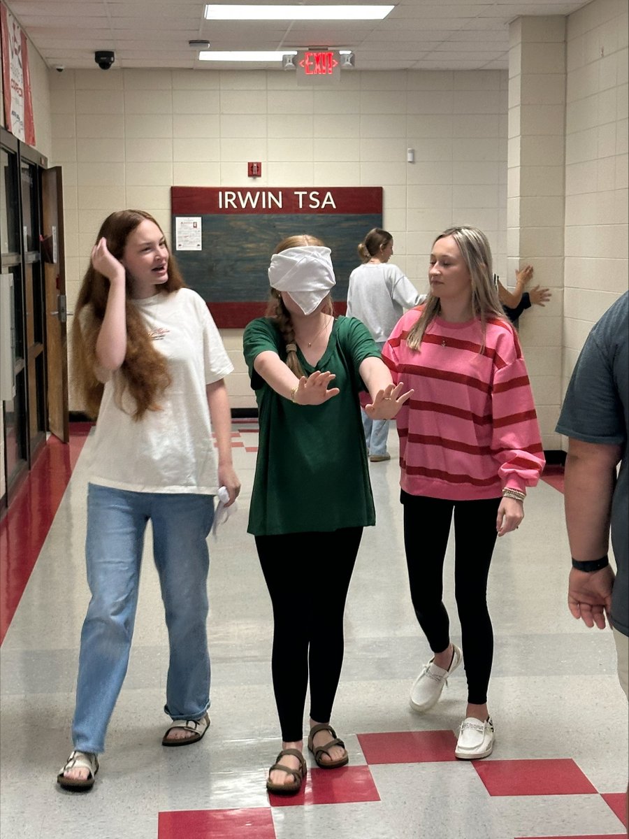 Students from Fitzgerald High School College and Career Academy, Irwin County High School, and Wilcox County High School are diving into PSYC 1101 – Intro to Psychology with a Sensation &amp; Perception activity simulating blindness.  #LessTime #MorePay #ThatsTheTechnicalWay #TCSG