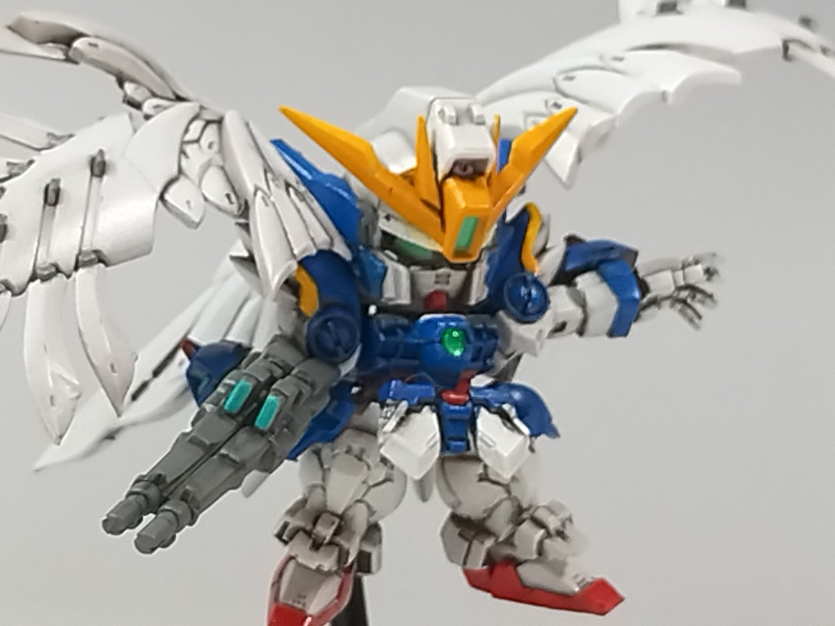 hidekai303's tweet image. スペリオルディファインのゼロEW完成！
小さいながらも中々の迫力ですね!

#プラモデル