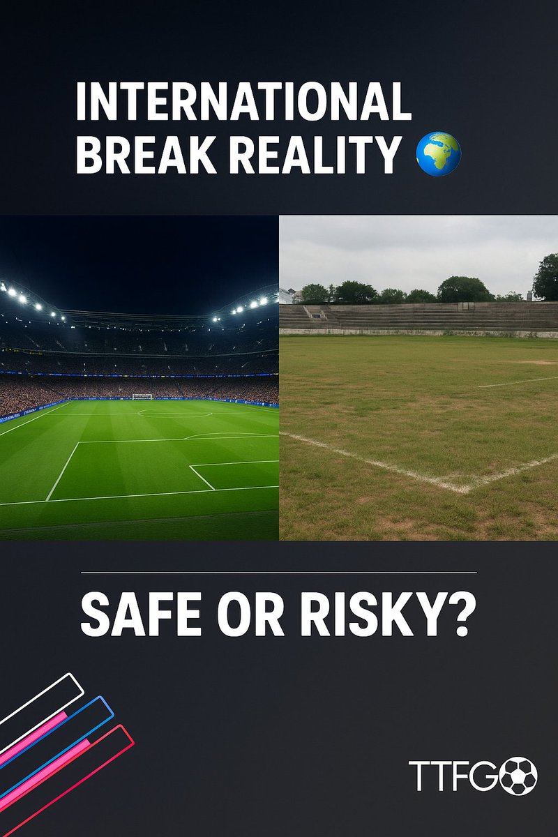 International break is here most of the African players in each league have gone back to play for their country but do you think it safe to play on a turf which some African counties portray as stadium?

Check the stadium your club player will be playing on safe or not