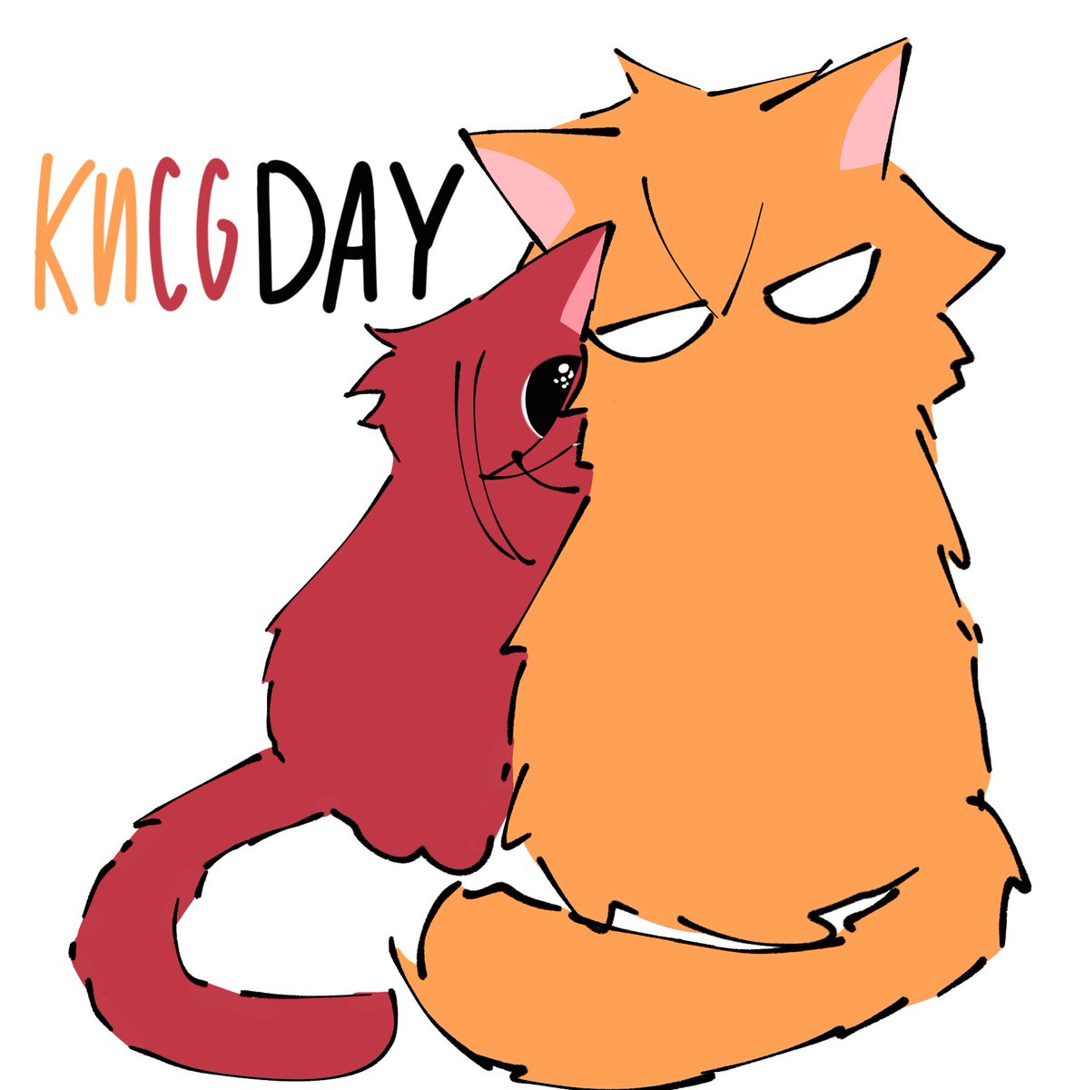 #9月4日はくにちぎの日 
Today is kncg day so I draw cat kncg🫶🥳