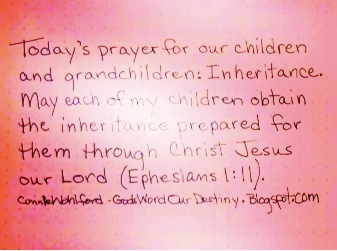 wohlford_connie's tweet photo. Today for our #children and #grandchildren: inheritance.
#inheritance #preparation #Grateful #inheritancefromGod #throughChrist #GodsWordOurDestiny #Ephesians https://t.co/exXzjjnuoM https://t.co/hYz9EphoM2