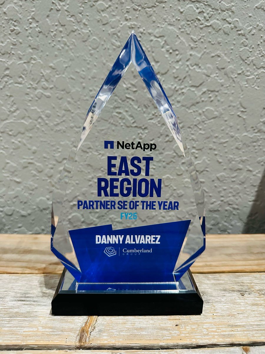 NextLevelSDDC's tweet image. Physical award arrived!
Feeling grateful and honored to be in this position.
None of this would be possible without the incredible team and customers I get to collaborate with every day so thank you to all of you that were part of it.
@netapp #ransomware #ontap #nextlevelsddc