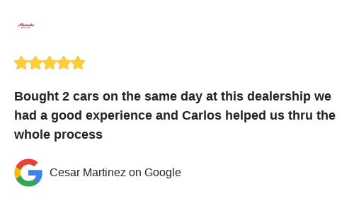 alexanderbgc's tweet photo. We just received a great review on Google. Thank you Cesar Martinez! https://t.co/ZcHEN6Q0CN
