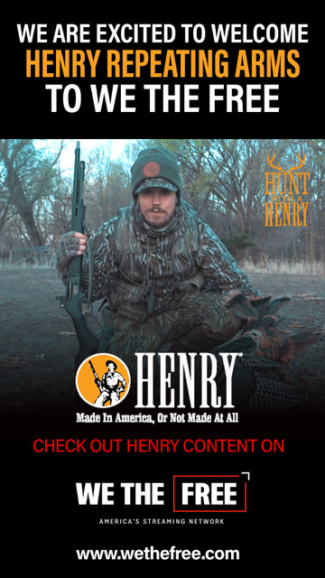 New in We The Free, Cody from Henry takes you on fun adventures of hunting with a Henry Lever action. This and much more on America’s Streaming Network!