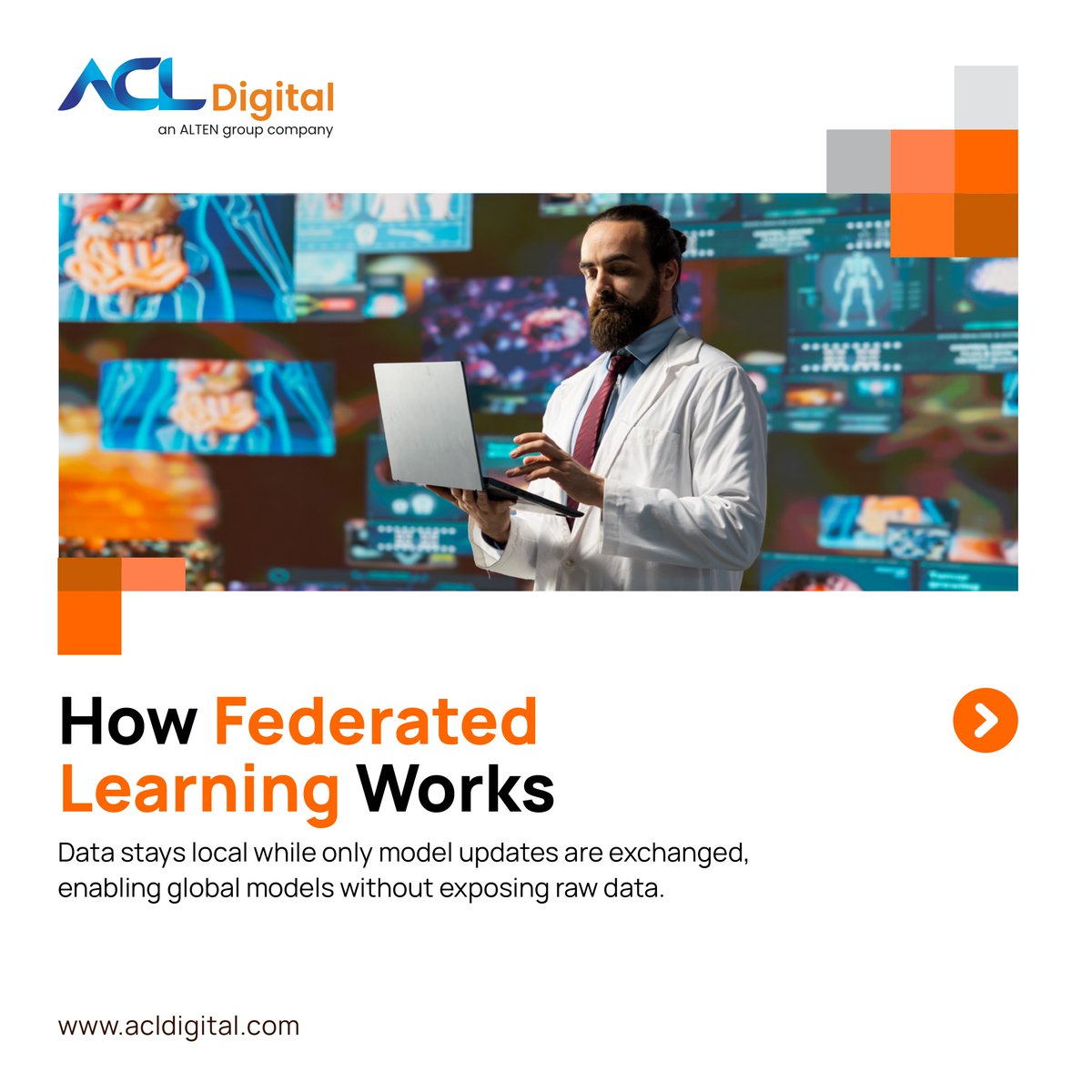 ACL_Digital's tweet image. Data collaboration without data sharing sounds impossible, until you look at Federated Learning (FL).

Download the whitepaper :acldigital.com/whitepaper/fed…
#FederatedLearning #AI #HealthcareAI #PrivacyPreservingAI #DataGovernance