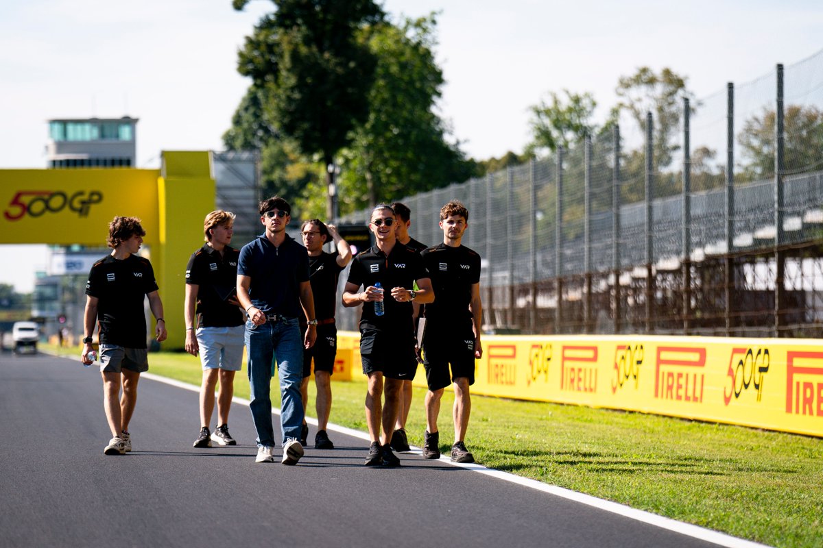 🚶 Walked the track, met the crew 🚶

🧡 New team, new energy, same goal 🧡

🔍 Learning every inch of Monza before lights out 🔍