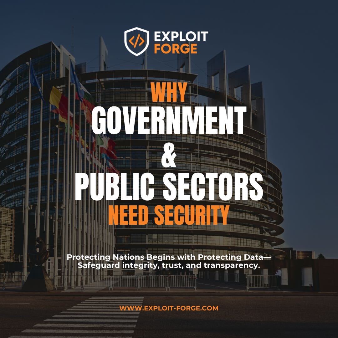 ExploitforgeLTD's tweet image. Citizens don’t see downtime. They see failure. Driver’s license renewals, immigration forms, pension portals, if these go down or leak data, trust evaporates. Our offensive testing finds the cracks before attackers do, keeping services online and reputations intact.