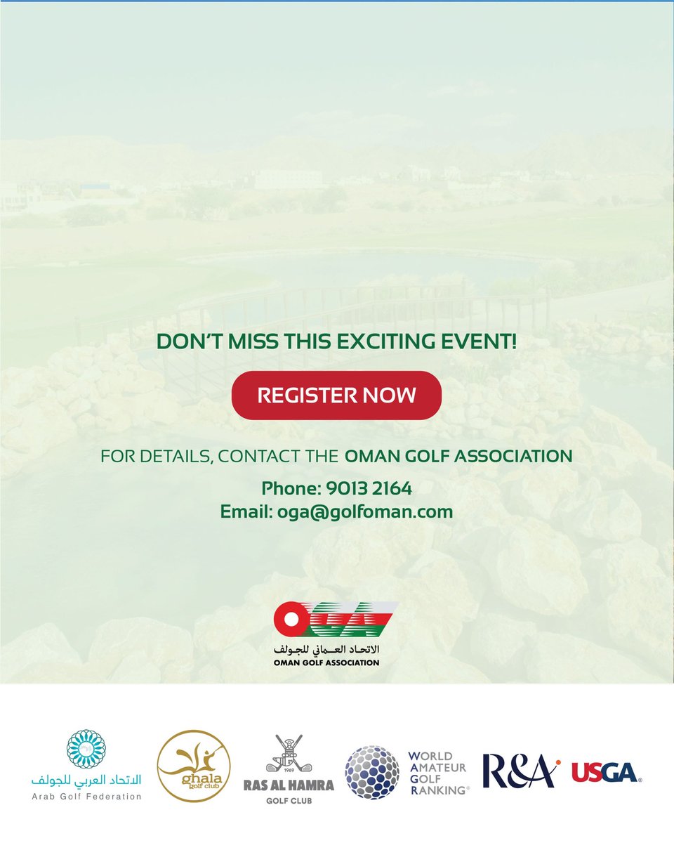 You know the golfing season is in full swing when the Oman Amateur series is back on the calendar. It's going to be a very exciting September 🏌🏼‍♂️🏆⛳🇴🇲