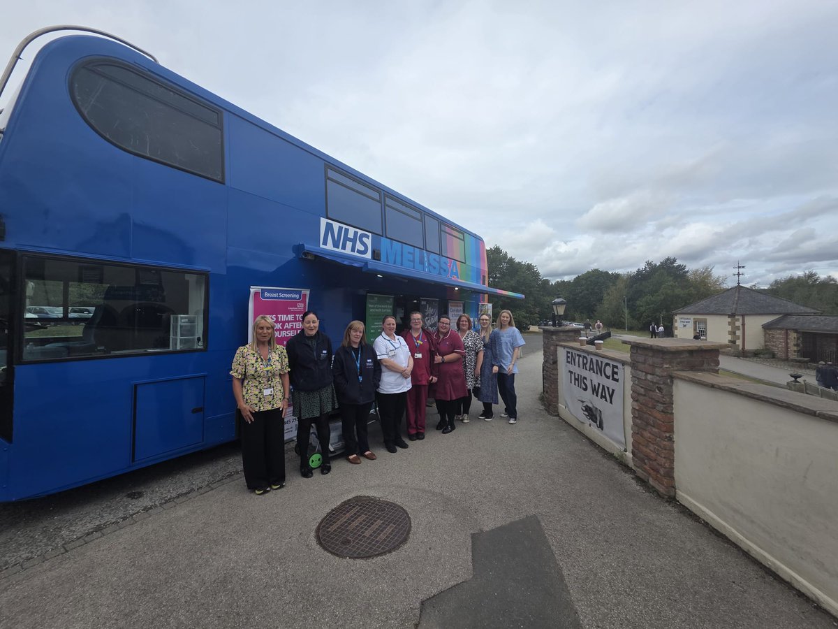 MADEinMelissa's tweet photo. Today #MELISSA  will be at @Beamish_Museum  car park supporting @Gateshead_NHS   with their AAA Screening Awareness. They can discuss any concerns you may have on breast and bowel screening too. Come along for a chat, the team will be available 10.30-14.30.
#getonboard 🚌 https://t.co/c2nkPpntkE