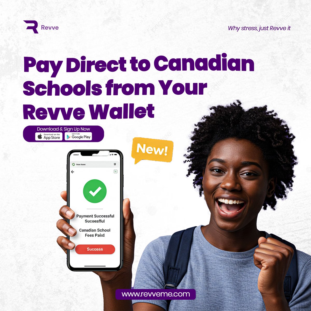 InfoRevve's tweet photo. New Features!!!

Now paying Canadian school fees is as easy as sending a text!

Students, parents - what's the first thing you'd pay for?

Tell us below! 👇

#NewFeature #StudentPayments #Canada #Revve https://t.co/LHgoMO8qX8