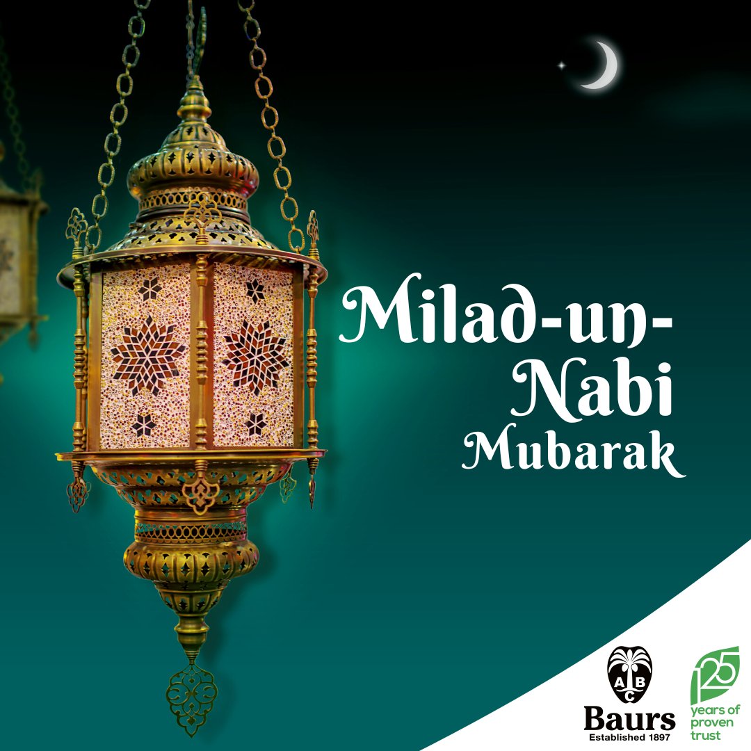 Baurs wishes you a blessed Milad-Un-Nabi. May peace and joy fill your day

#MiladUnNabi #Baurs #ProphetsBirthday  #PeaceAndBlessings