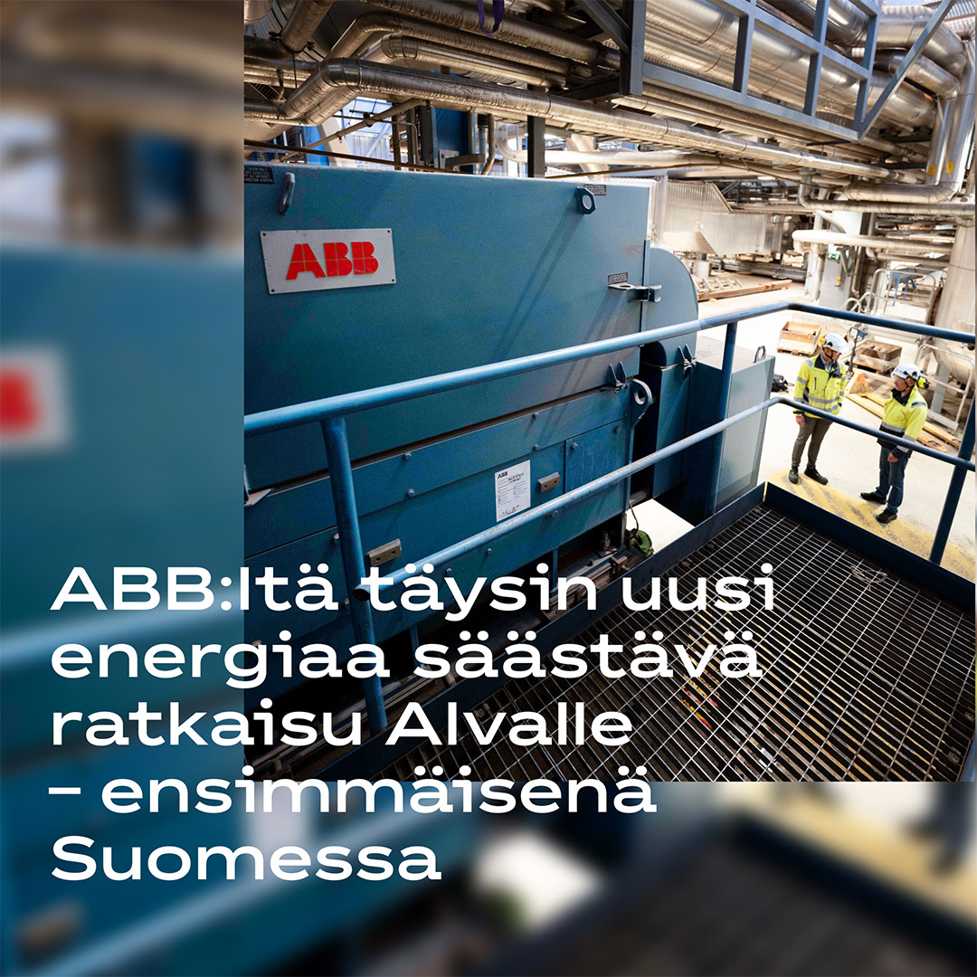 ABB:n taajuusmuuttajaratkaisu vie energianohjauksen uudelle tasolle Alvan voimalaitoksessa. Älykkäämpi ohjaus tuo pienemmät päästöt ja on iso askel kohti vihreämpää tulevaisuutta. to.abb/CZINTW25O

#energiatehokkuus #voimalaitos #EngineeredToOutrun #ABBSuomi <a href="/Alvayhtiot/">Alva</a>