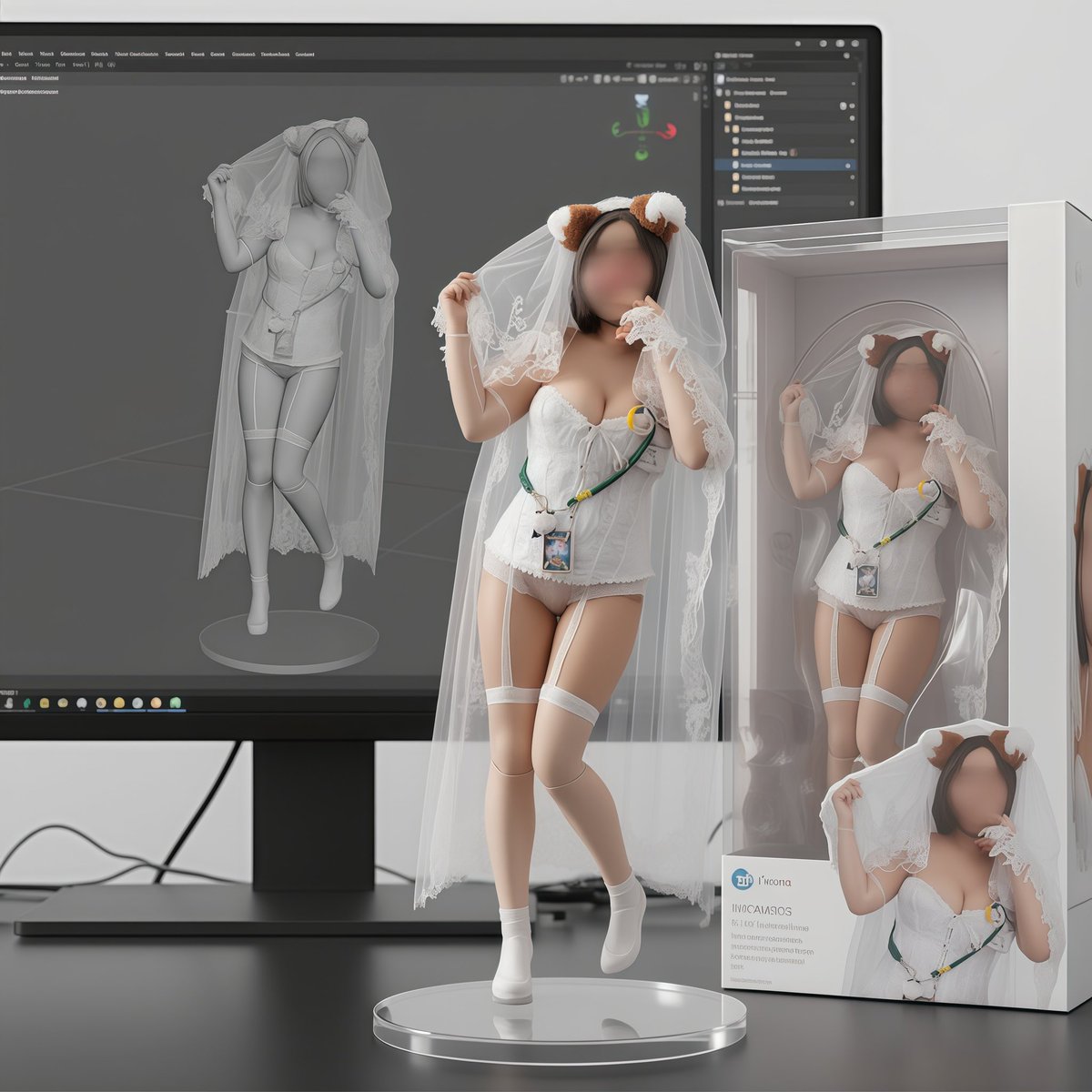 フィギュアのやつ、エロコスがあまりに映える　meちゃんとかわにやってほしい