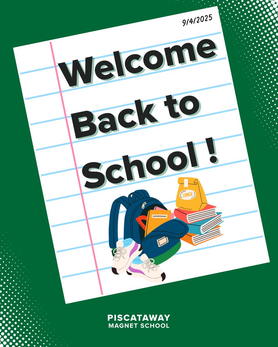 Happy #FirstDayofSchool 🚌
A new year means new goals and new memories, so let's make this the best year yet! #MCMagnetSchools #PiscatawayRaiders