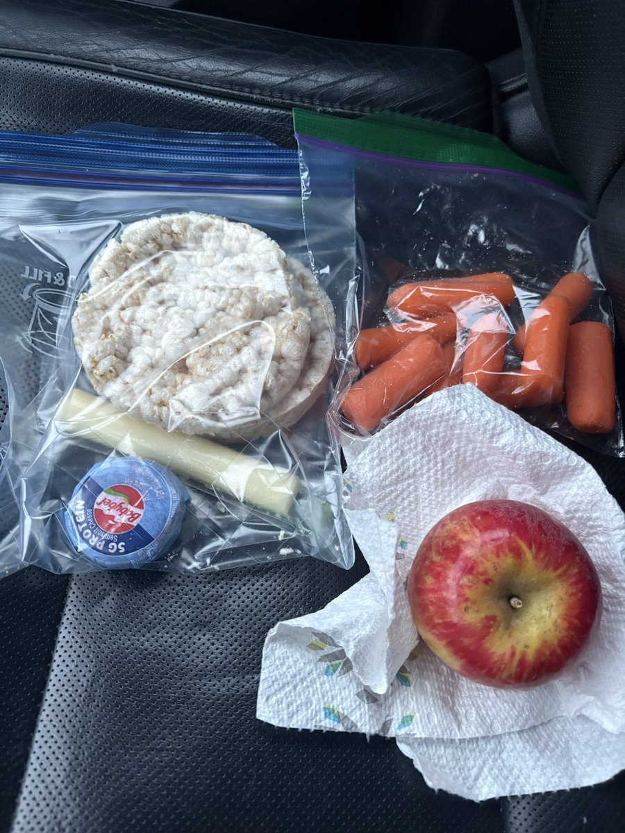 coffee for breakfast and i packed this for lunch.. way too much plastic mb