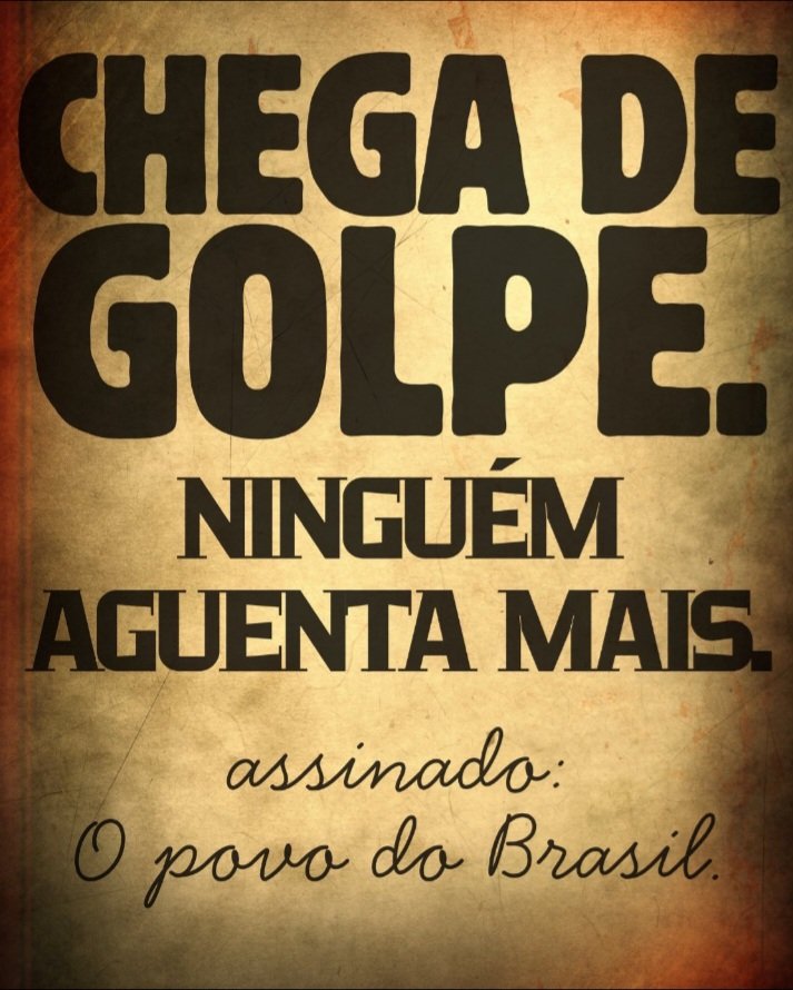🚨ATENÇÃO MILITÂNCIA: Vamos a luta contra esse CONGRESSO GOLPISTA, curtam, comentem e compartilhem. 

A tag de hoje é!

BRASIL CONTRA ANISTIA 
RT