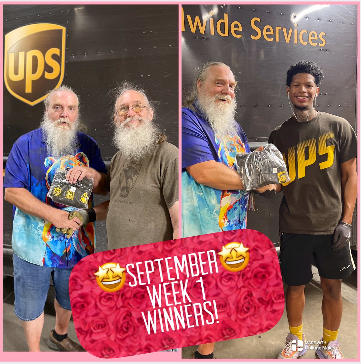 #OKC #Preload 🤩September🤩  #SafetyInitiative Week 1🏆WINNERS🏆of reducing #SlipNfall injuries with awesome Load Quality &amp; exceptional egress Great job Craig &amp; Carlos!! #UPS #Recognition