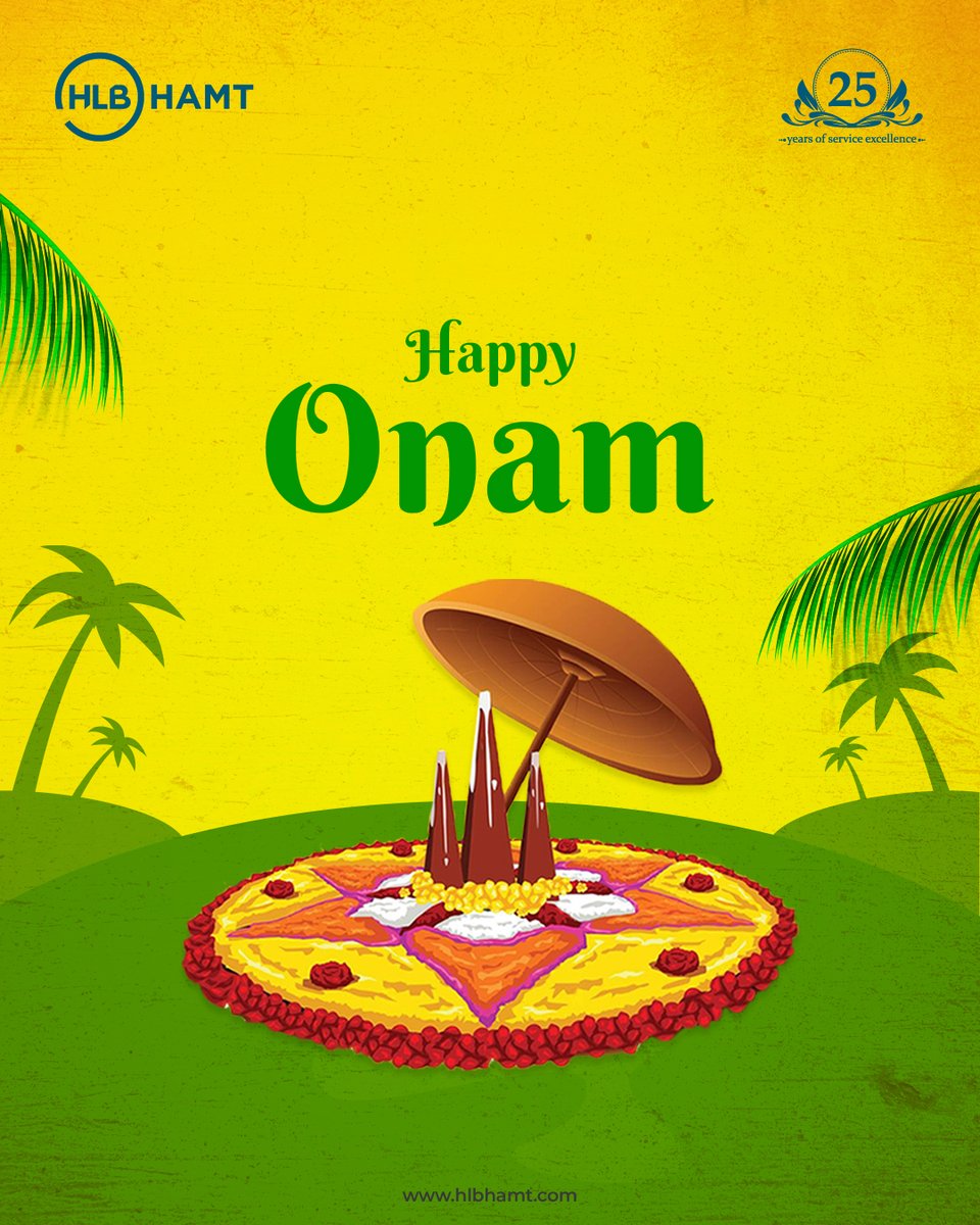 Joyful Onam Greetings!✨

May the spirit of Onam bring you closer to loved ones and fill your heart with warmth and joy. Here’s to a season of abundance and new beginnings! Happy Onam from HLB HAMT.

#Onam2025 #FestivalOfHarmony #JoyfulMoments #HLBHAMT #OnamFest #Prosperity
