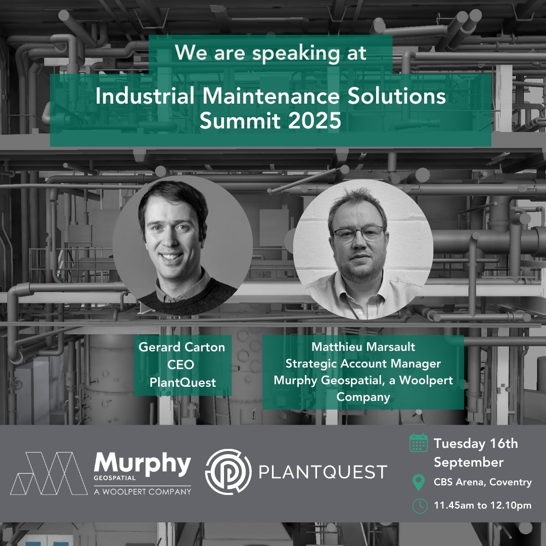 m_geospatial's tweet image. Murphy Geospatial &amp;amp; PlantQuest are speaking at IMSS 2025 in Coventry! Join us on 16th Sept for our talk on rapid visual twin creation at 11:45am. 

Read more: murphygs.com/industrial-mai… 

#IMSS2025 #GeospatialTech