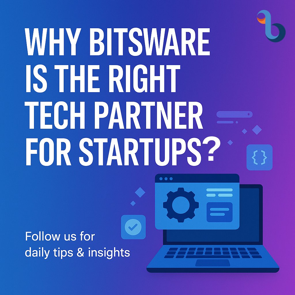 _bitsware's tweet image. 💡Choosing the right tech partner can make or break your startup’s journey. At BITSWARE, we deliver:
✅ Scalable Technology  
✅ Startup-Friendly Approach  
✅ Reliable Partnership  
to fuel your business growth.🚀

#BITSWARE #StartupGrowth #TechPartner #Innovation #WorkSmarter