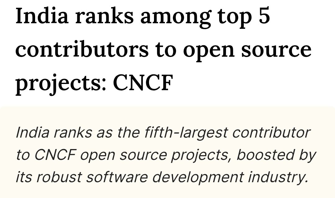 sambhavdixitpro's tweet image. Great to see news like these coming up as well. India doing well in opensource is a welcome sight for sure . Let's keep the pace with these good contributions guys !!!!