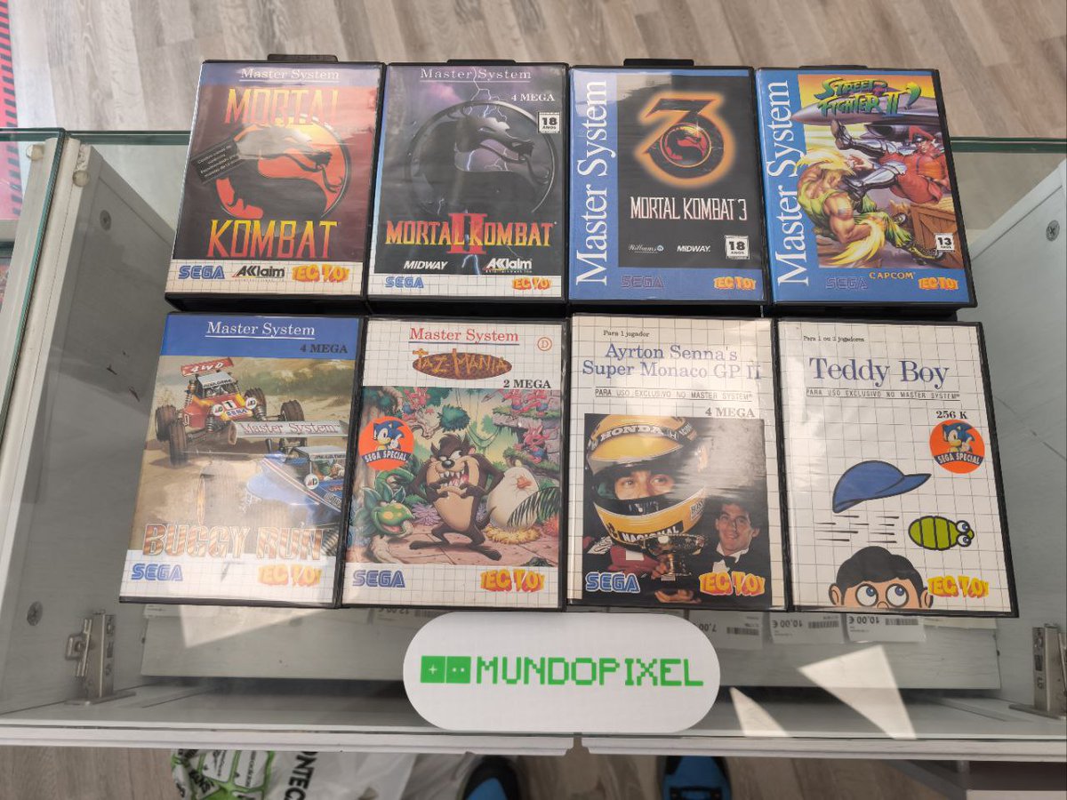 pixel_mundo's tweet image. Acabamos de recibir un lote muy interesante de #mastersystem #tectoy #mastersystem2 #sega #8bits #mundopixel