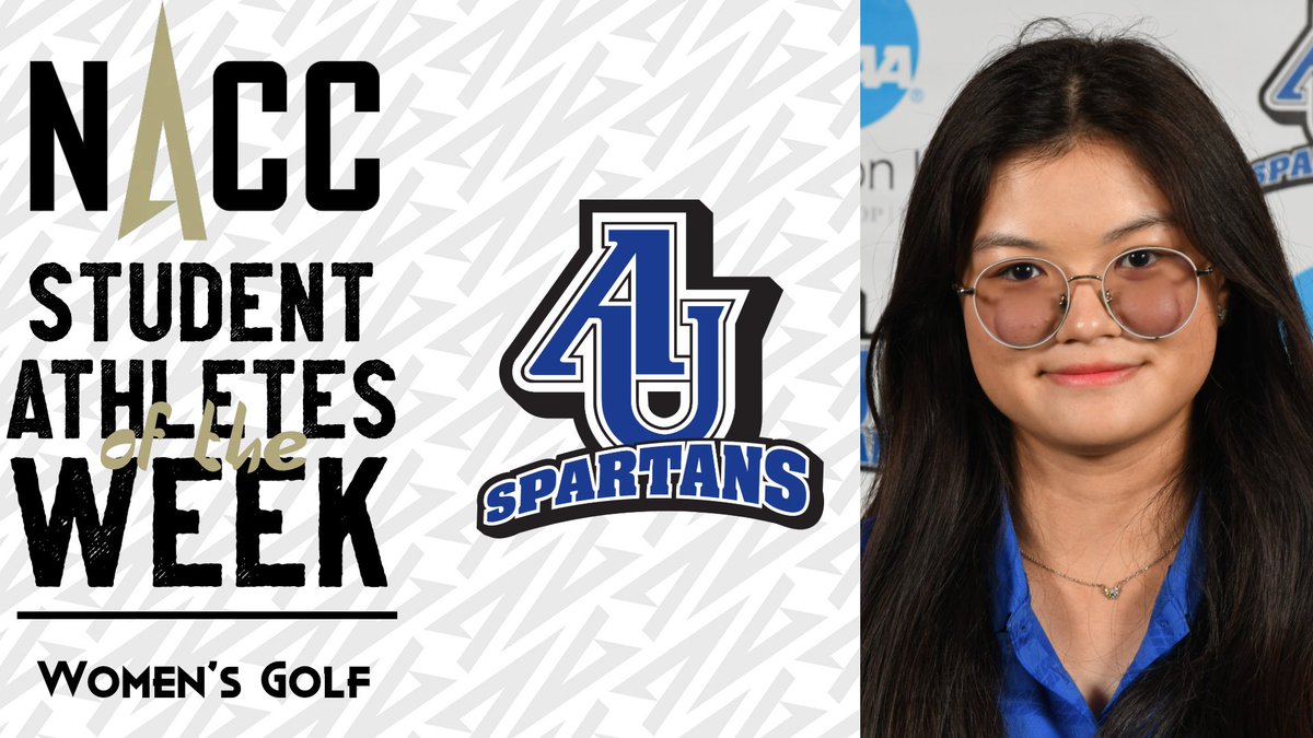 #NACCwg⛳️| <a href="/AU_Spartans/">AUSpartanSports</a>' Tharpanawongwech Scores Initial 2025 NACC Women's Golf Weekly Honor

📰: naccsports.org/news/2025/9/3/…

#NACCtion #d3wgolf