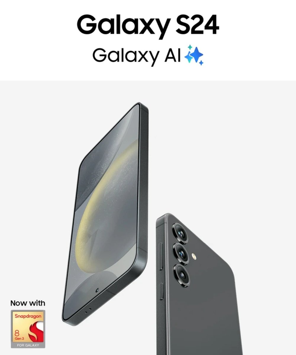geekabhishek_'s tweet image. Samsung Galaxy S24 Under 40K will be available with Snapdragon 8 Gen 3 in India during Flipkart Big Billion Days 2025. This is going to be the most craziest Smartphone Deal. 😍

In India samsung launched S24 and S24 Plus with Exynos 2400 last year.