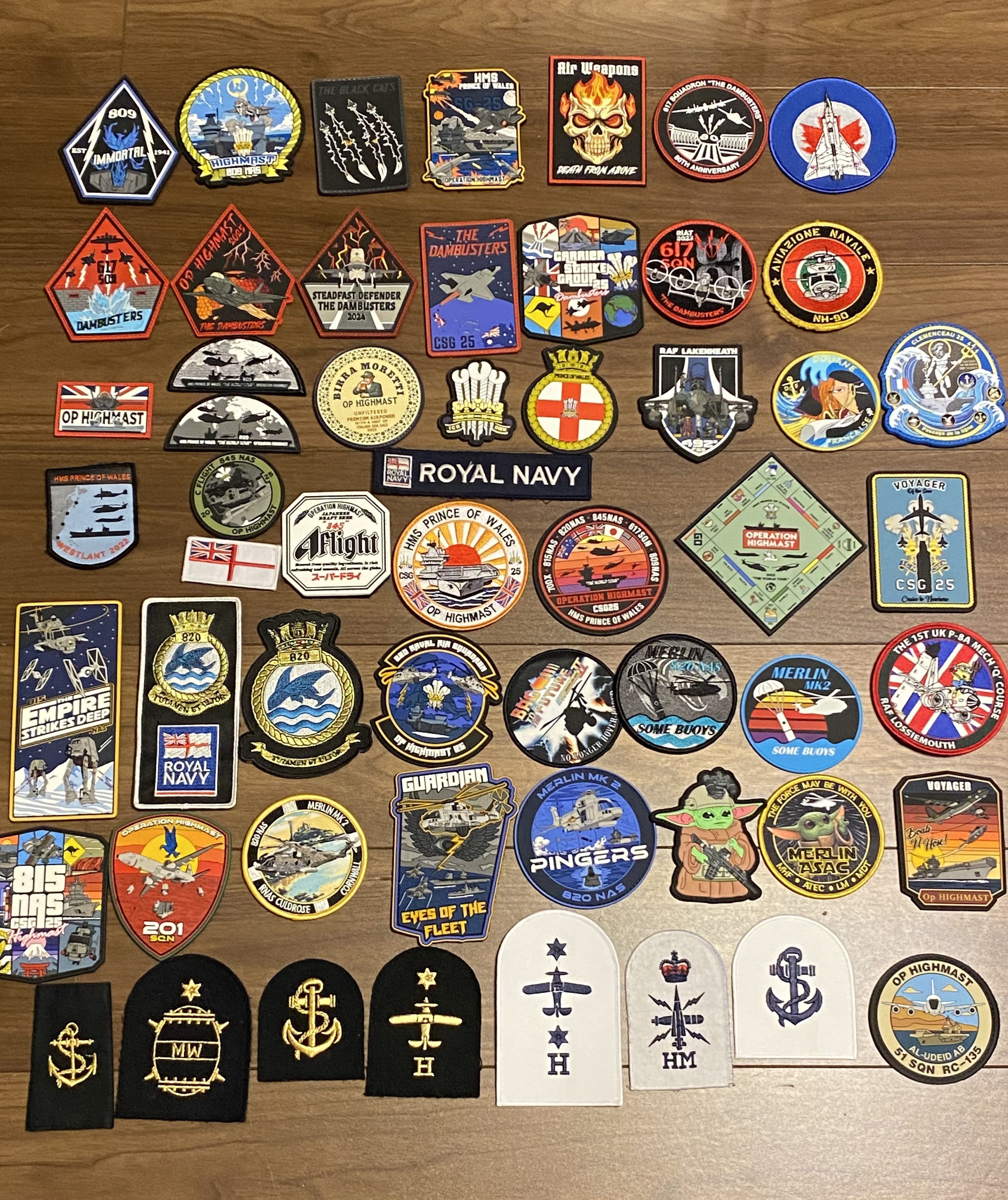 イギリス海軍　プリンス　オブ　ウェールズ　 米海軍　グアム基地　パッチ　セット てんぷらそば on X: 