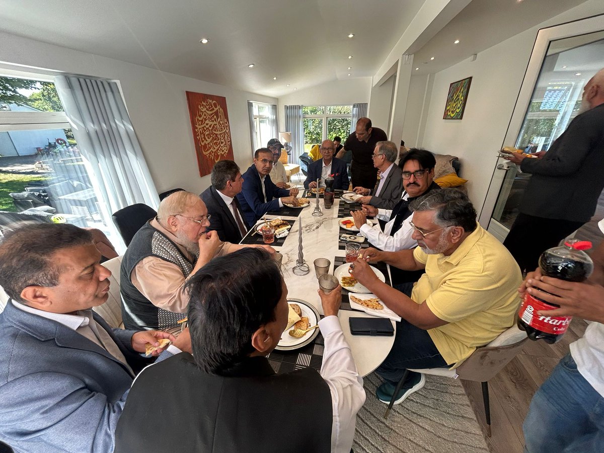 Glimpses of various community engagements from Senator Irfan Siddique’s visit 🇵🇰🤝🇩🇰.

Progs incl:
🍽️  hosted by Pakistan Society Denmark
🍽️  hosted by ex-MP Sikandar Siddique &amp; Pakistan Community Forum

A valuable opportunity to strengthen ties &amp; celebrate our vibrant community!