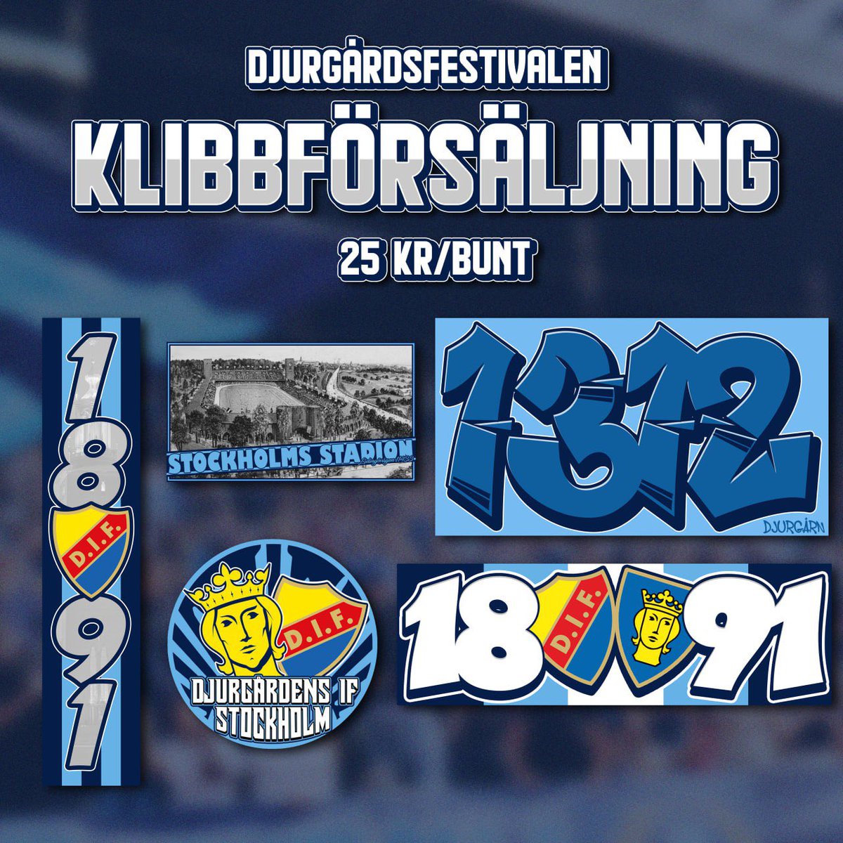 Inför lördagens djurgårdsfestival kommer vi lotta ut Mia Jalkeruds match-använda bortatröja från säsongen 2019!

Som 2a och 3e pris kommer vi även lotta ut ett stort och ett litet klibbpaket. Det kostar 25kr/lott och alla pengar går oavkortat till sektion A’s tifokassa.