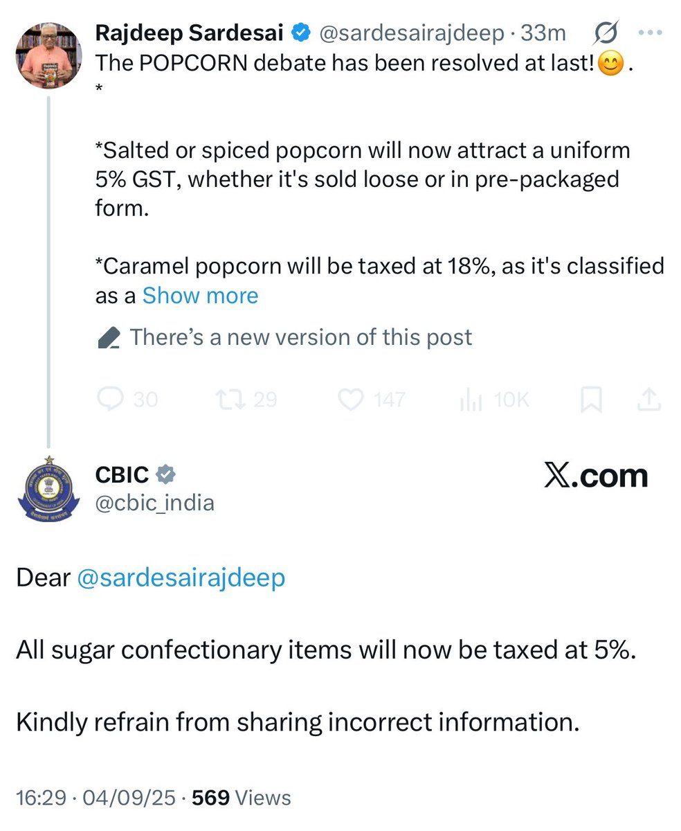Rajdeep caught spreading fake news, again....