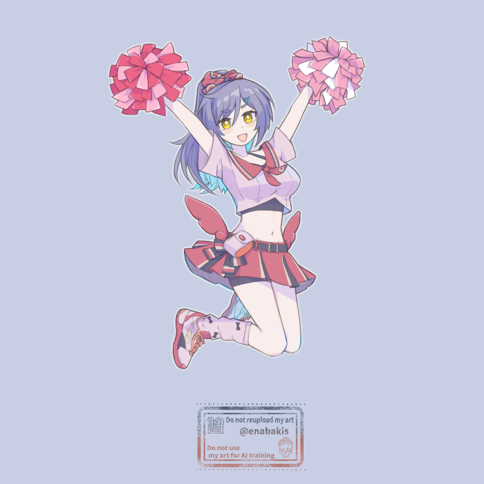 ということで真夏ちゃん（387）チアもこっそり描いてました。