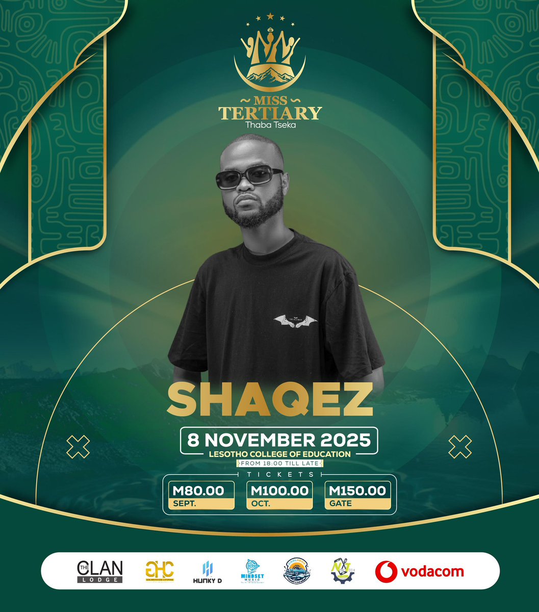 As we gearing up for the 4th annual Miss Tertiary Thaba Tseka 2025, here is our phase one headliners!
#MTTT2025