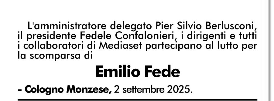 #EmilioFede meritava senz’altro qualche necrologio in più.Soprattutto da quelli che da lui hanno avuto molto.Ma si sa la riconoscenza non è mai del giorno “dopo”.Quanti smemorati. ⁦<a href="/michelemagno/">Michele Magno</a>⁩ ⁦<a href="/biagiomarzo/">Biagio Marzo</a>⁩ ⁦<a href="/laurawildermuth/">laura wildermuth</a>⁩