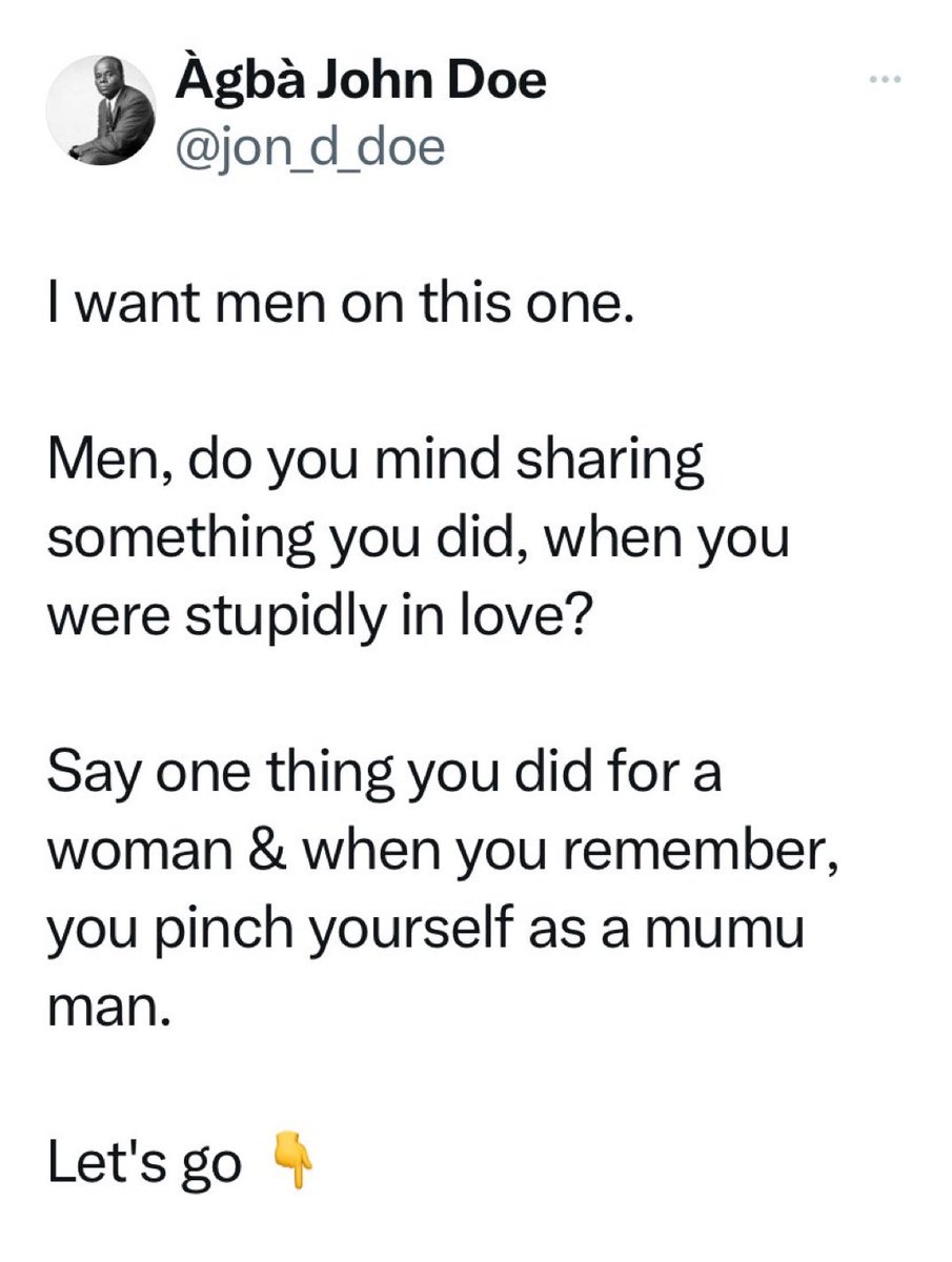 Men shared some things they did when they were stupidly in love 😂🤣🤣

This is the most funniest thread on the internet today 😂
