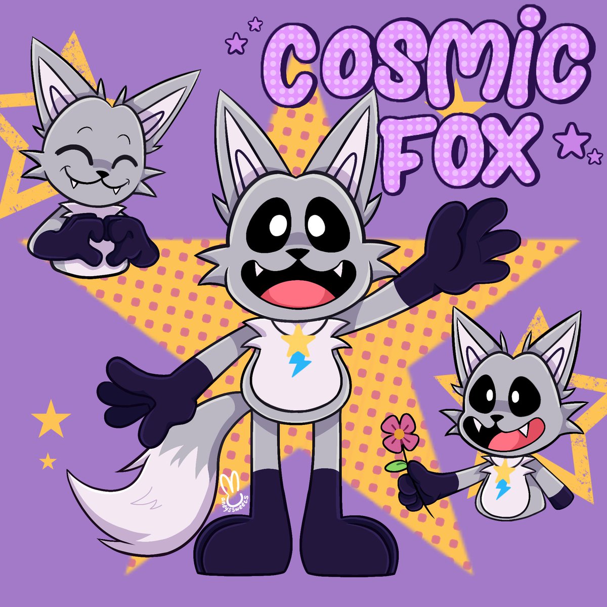 Cosmic Fox! Regalito para <a href="/SoyJellyJess/">Jelly Jess</a> 
#PoppyPlaytime #CosmicFox