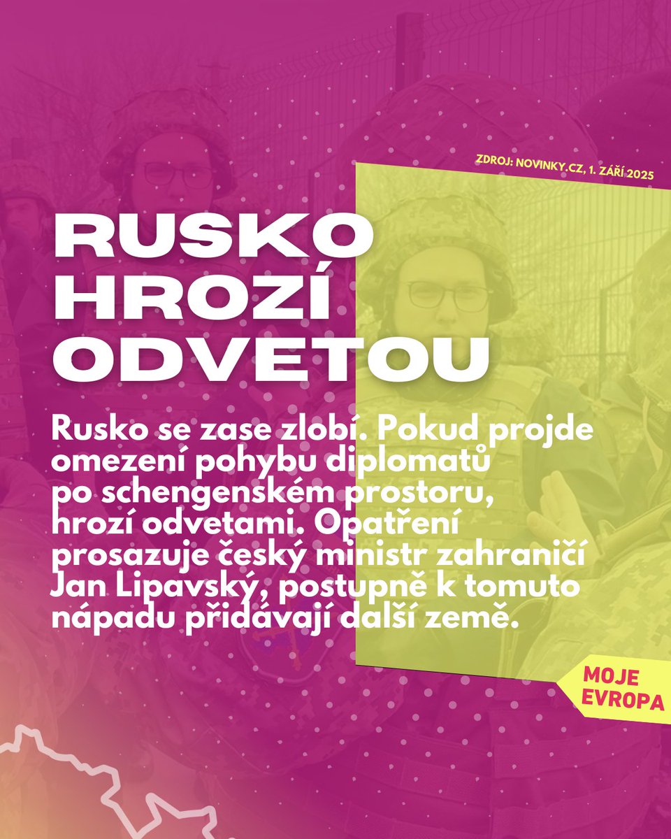 Ruští diplomaté, ale i agenti krytí jako diplomaté cestují po schengenu bez omezení a můžou škodit. Česko by to chtělo změnit a jejich pohyn omezit, což znovu popudilo putinisty. A to je vždycky znamení, že to je skvělej nápad.